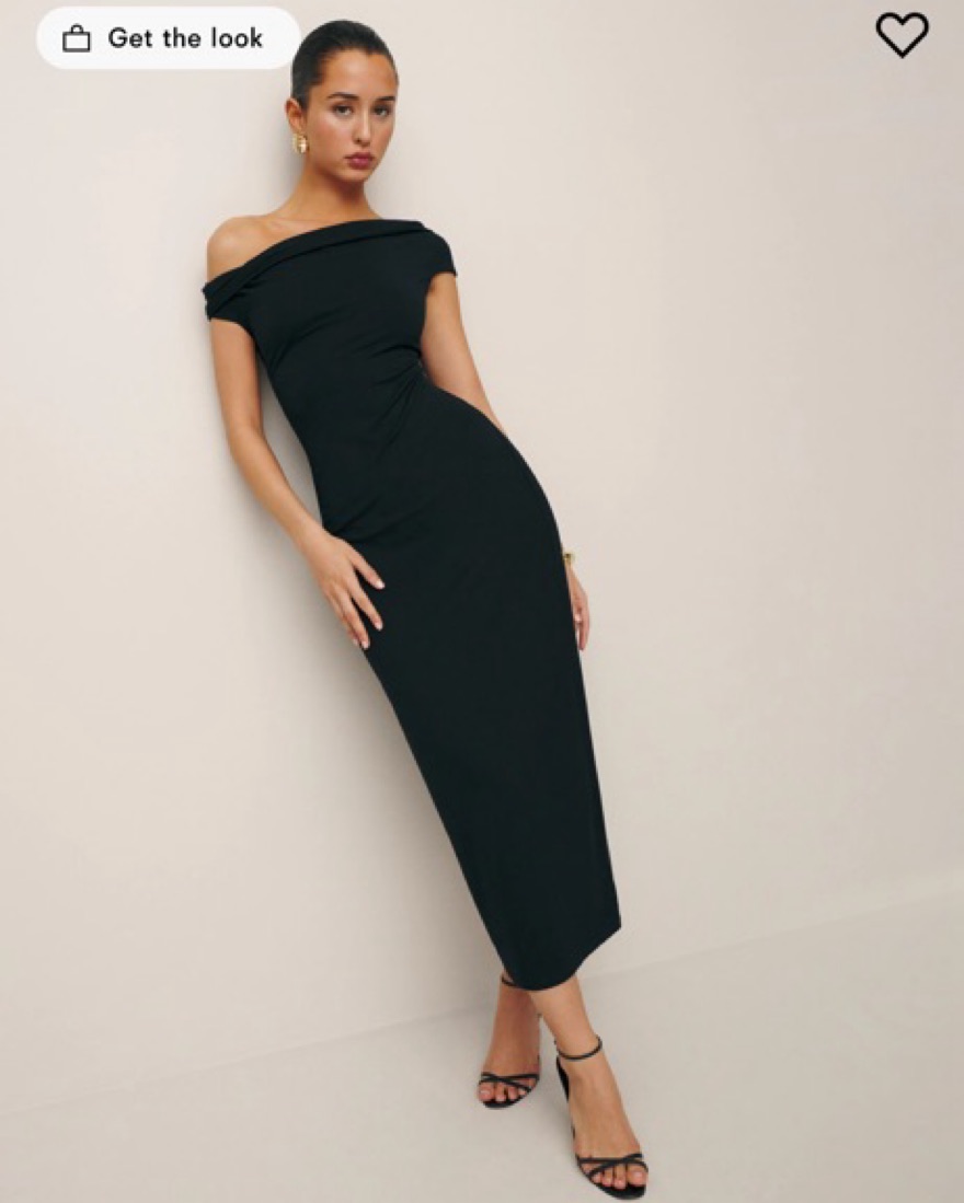 chinese dress ladies Reformation Kacia Black Satin White Tie Shoulder Strap Maxi Dress – The  Closet New York main image 0