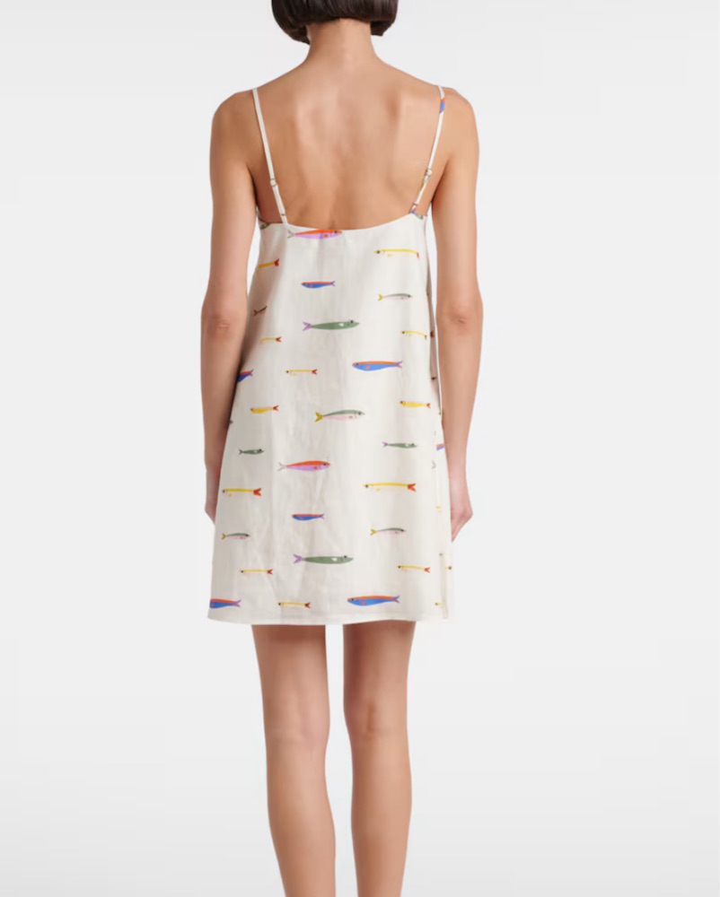 Staud Fisherman Sardine Mini Dress by Staud - Pickle