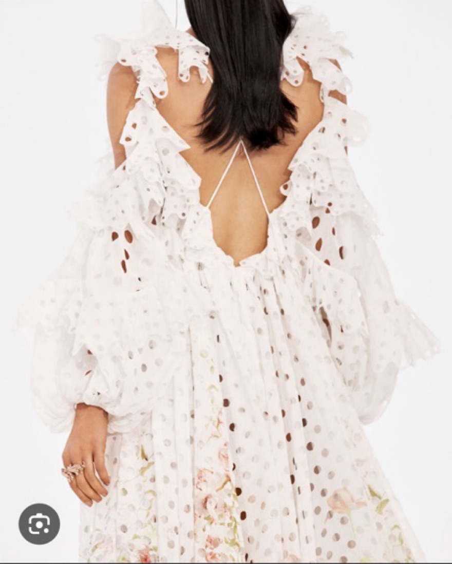 Zimmermann Prima Laser Cut Gown by Zimmermann - Pickle