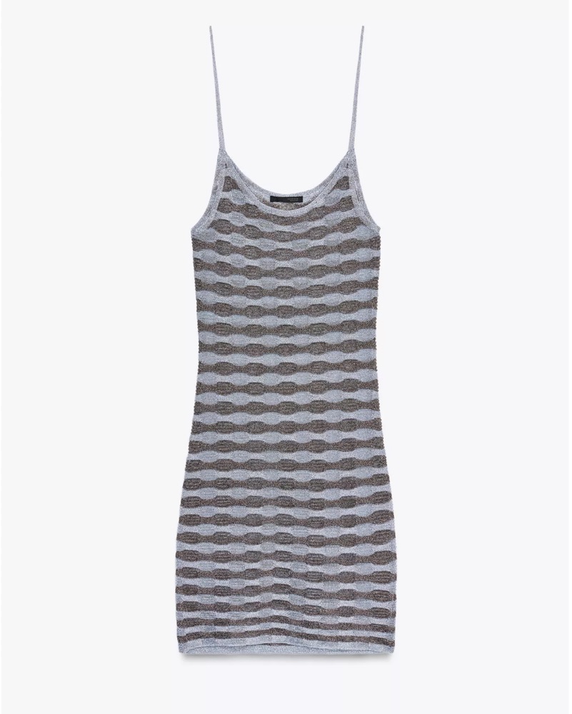 princess polly baby blue dress ZARA. Short beige and black striped dress Ts – Hibuy market