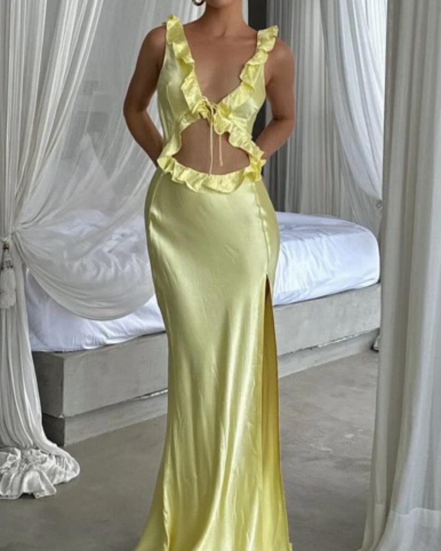 WHITE FOX Wishlist Maxi Dress by White Fox Boutique - Pickle