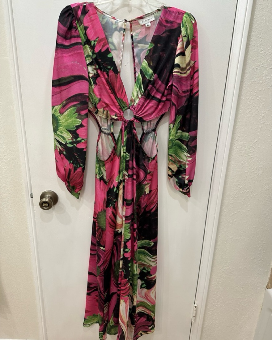 Topshop Maxi Cutout Dress - Image 3