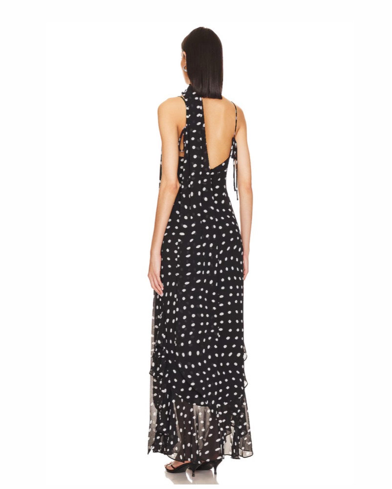 fitted lace wedding dress LPA Giulia Maxi Dress – Rent with Iz