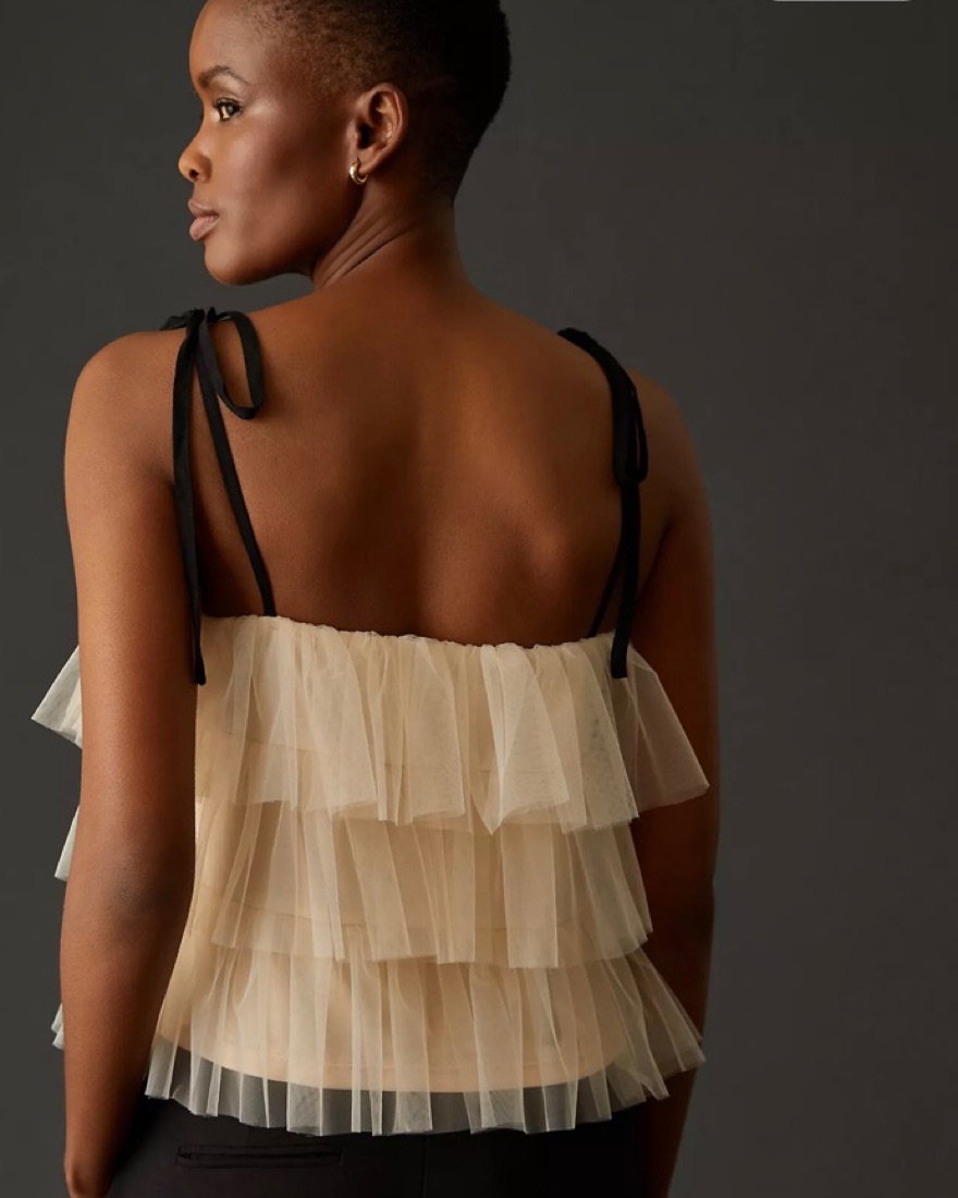 Sunday In Brooklyn Tulle Top - Image 3