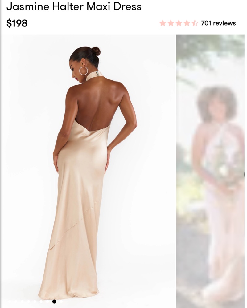 Elegant Halter Maxi Dress by Show Me Your Mumu - Pickle