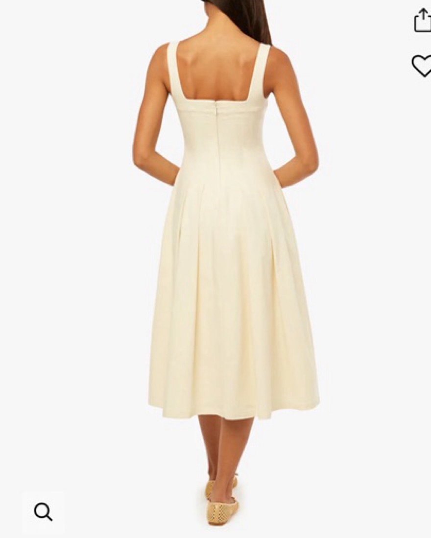 knee length dresses for ladies Corset Column Midi Dress – WeWoreWhat main image 1