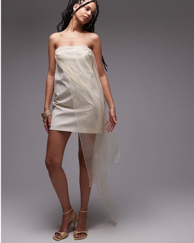 white christmas dresses Mango Chiffon V-Neck Bridesmaid Dress A-Line Floor-Length main image 1