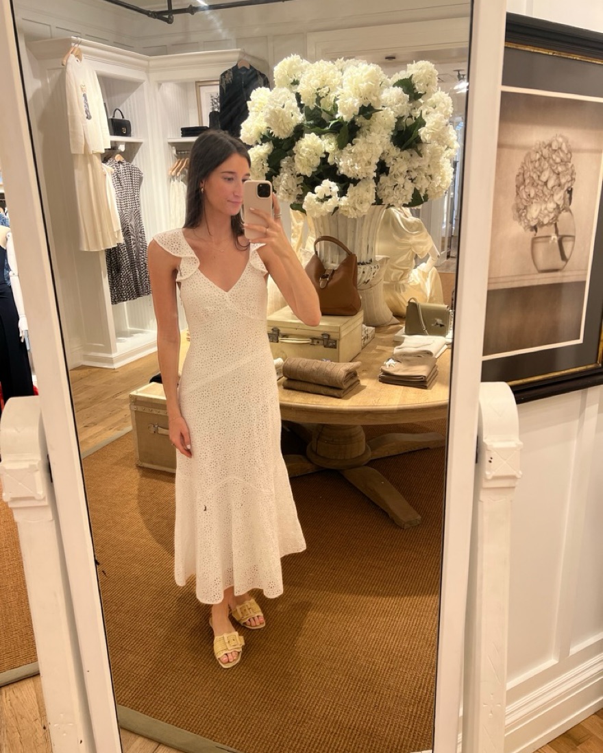 knee length dresses for ladies Dreamyannie Women Wedding Dress A-Line V-Neck Long Sleeves Lace/Satin Bridal  Dress With Split Front – Dreamyannie UK main image 0
