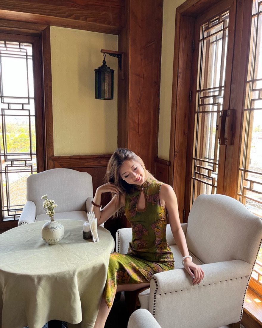 Qipao Formal Silk Dress - Image 3