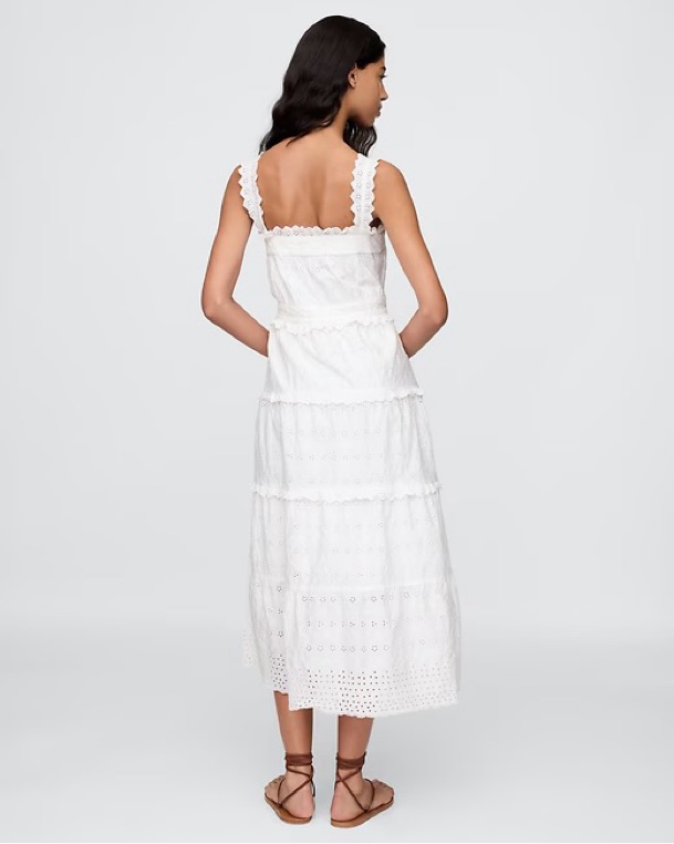 Gap X Doen Midi Eyelet Dress by Gap x Doen - Pickle