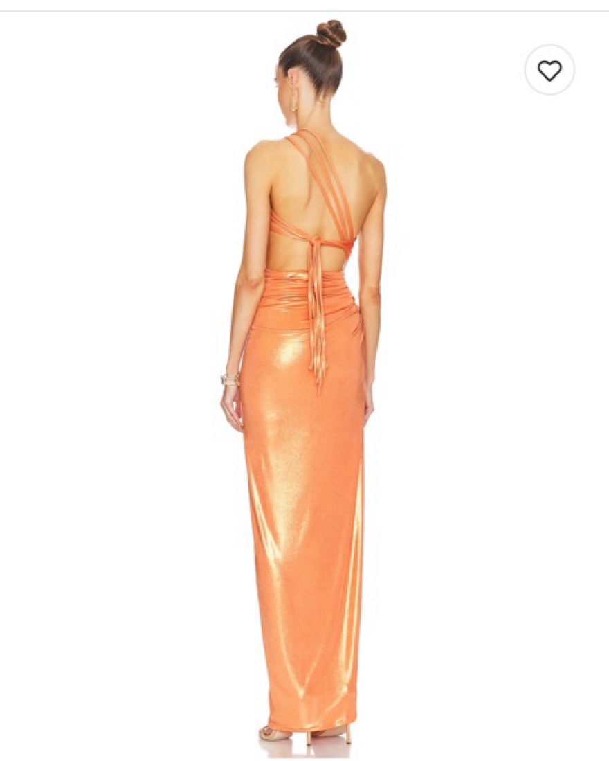 J. Angelique Mahala Orange Maxi Dress by Revolve - Pickle