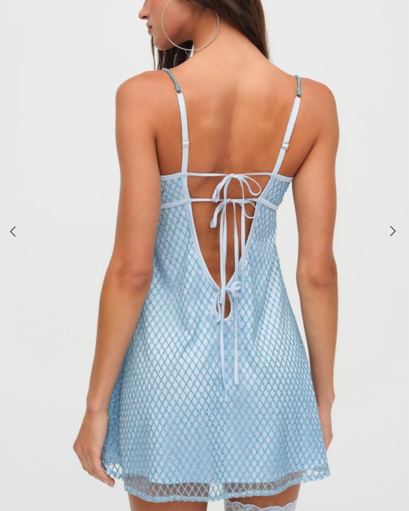 Blue Mini Dress For Love & Lemons by For love and lemons - Pickle