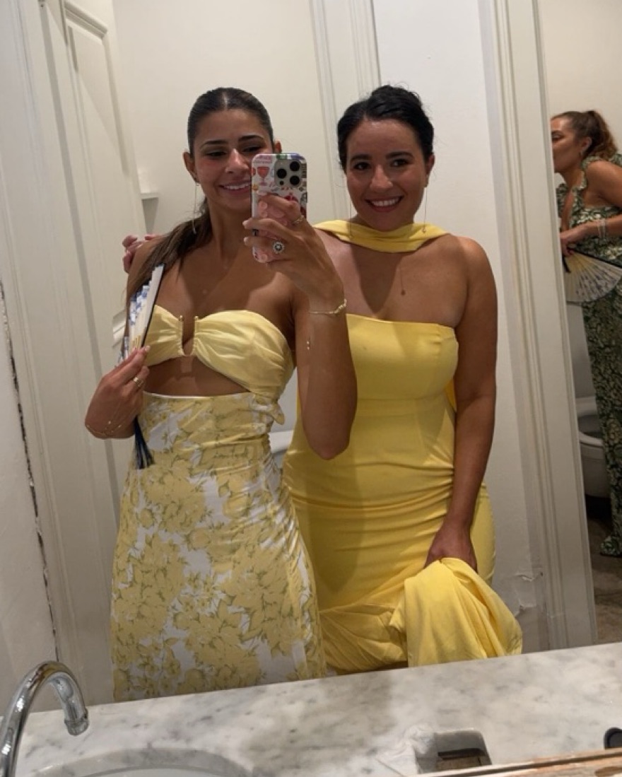 Yellow wedding Guest Dress - Image 2