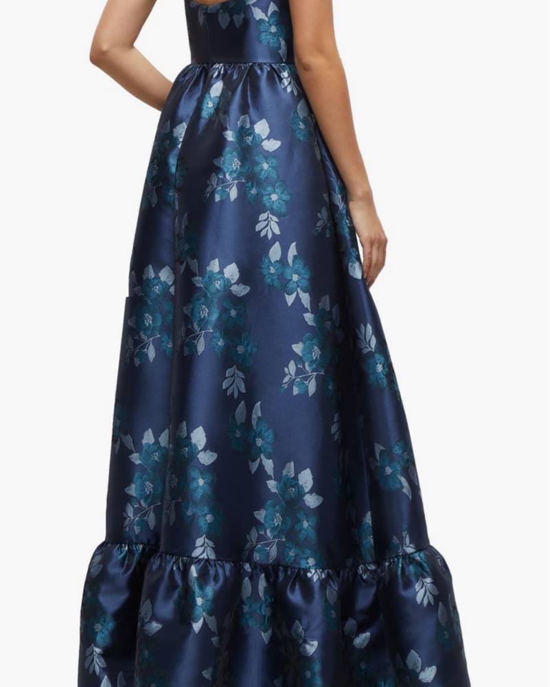 Dessy Collection-Damask Strapless Gown by Dessy Collection - Pickle