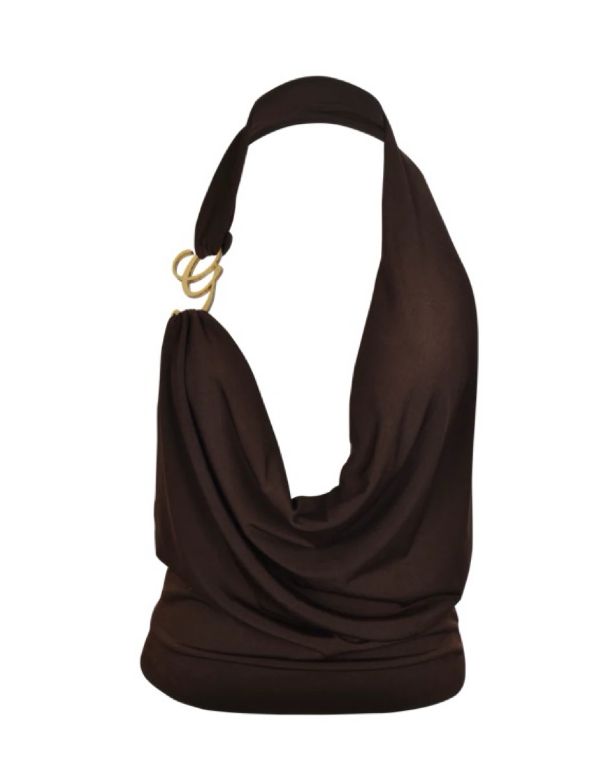 90’s Style Cowl Neck Cosmic Top - Image 1