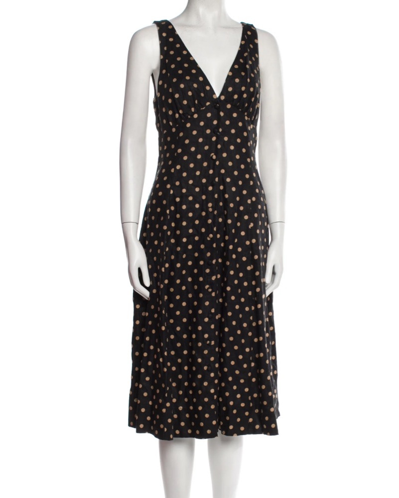Reformation Sebastien Linen Dress by Reformation - Pickle