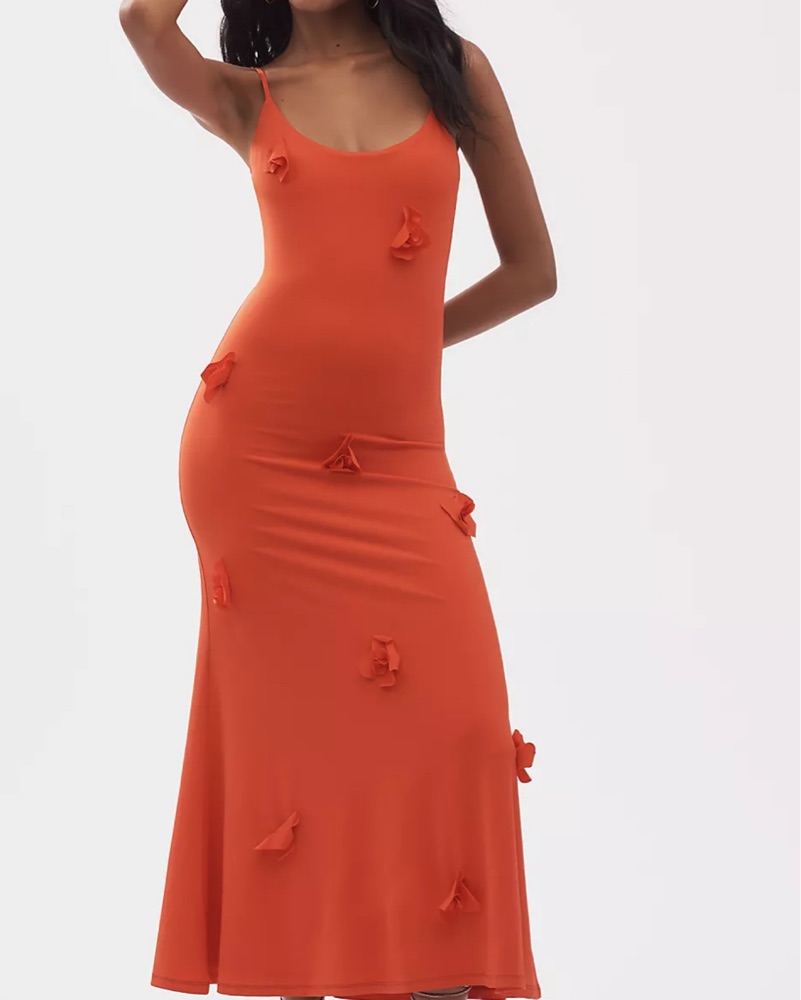 how to make a dress more fitted without sewing Bardot Split Detail Bodycon Midi Dress in Black – InTheStyle main image 1