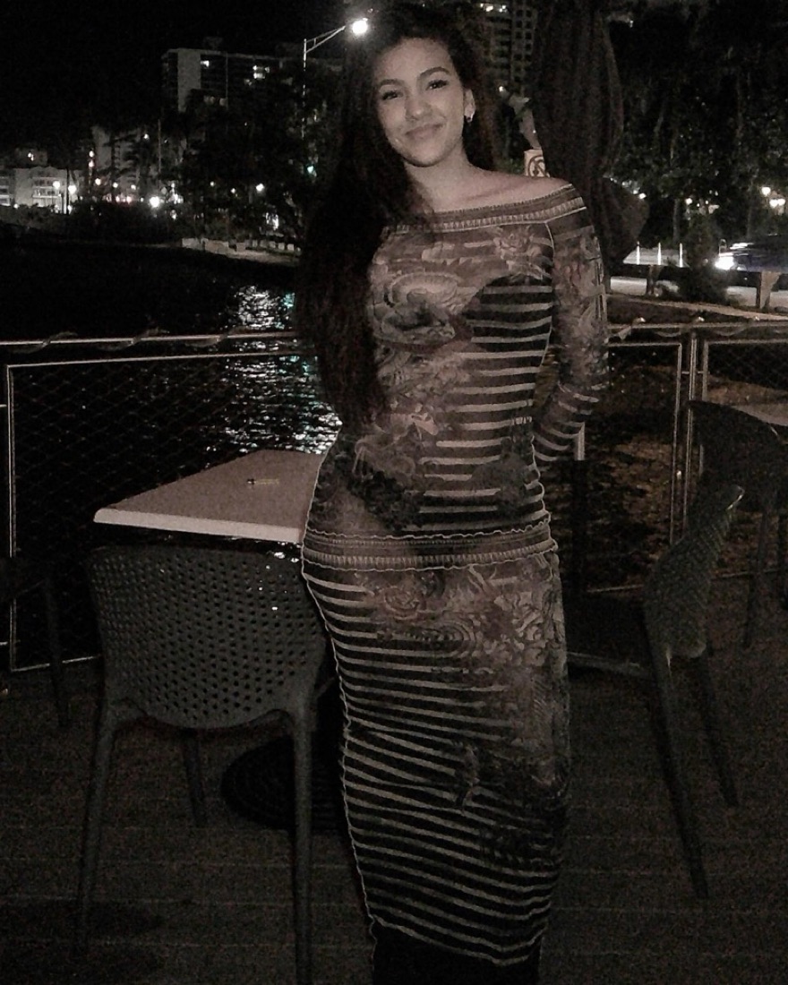 knee length dresses for ladies 1996 Jean Paul Gaultier Tribal Tattoo Mesh Maxi Dress