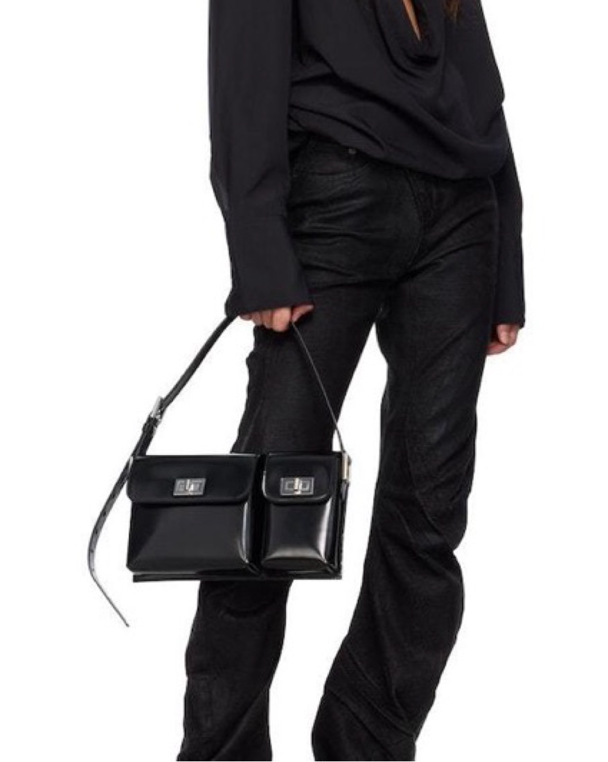 By Far Billy Black Shoulder Bag - Image 2