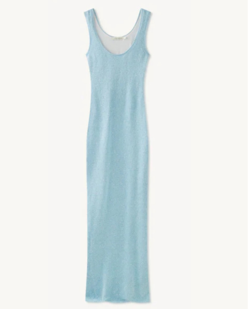 open lace back dress Asta Resort Ana Dress in Navy