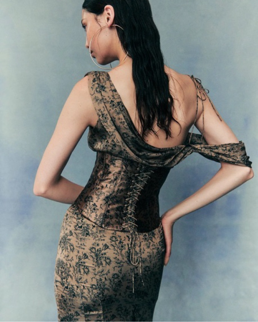 Dela Vali Brulee Maxi Silk Formal Dress by De La Vali - Pickle