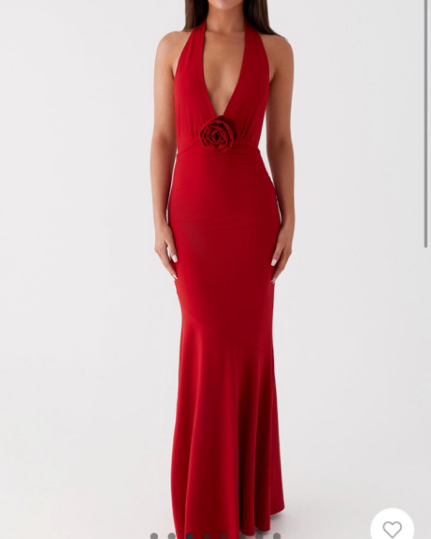 open lace back dress STAUD PHARE MAXI DRESS CHERRY main image 1