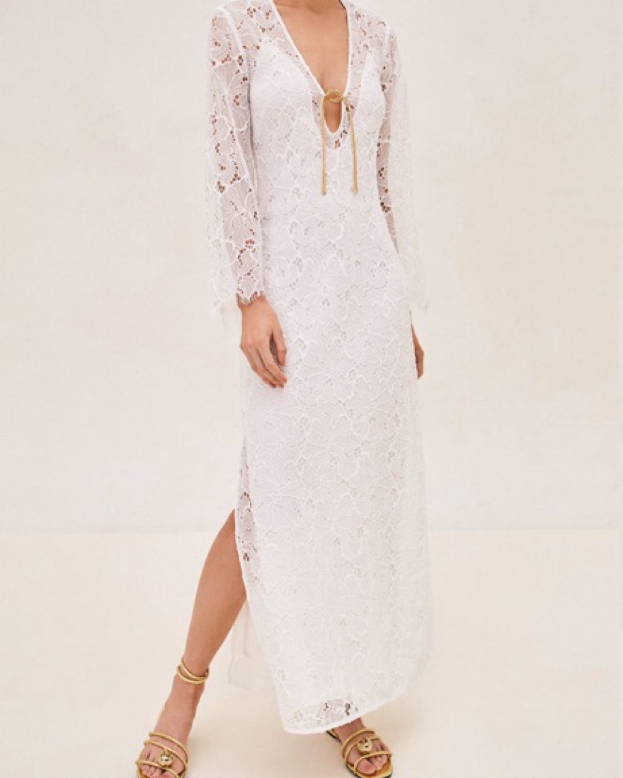 lace mini wedding dress Andrea & Leo WL025 A Line Short Feather Wedding Mini Dress