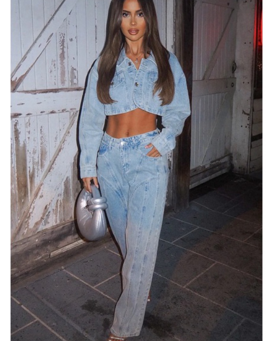 Denim Two Piece  - Image 1