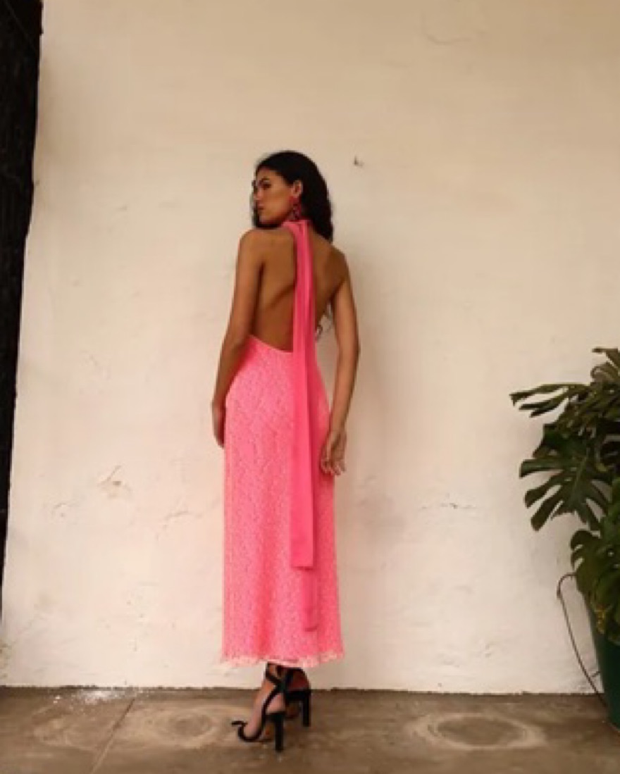 Claw the Label - Pink El Paso Dress - Image 3