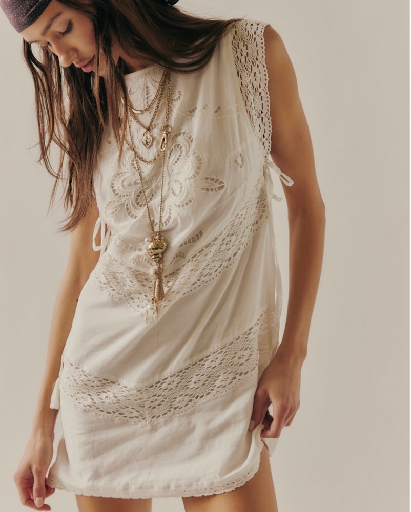 Free People Winifred Mini Dress by Free People - Pickle