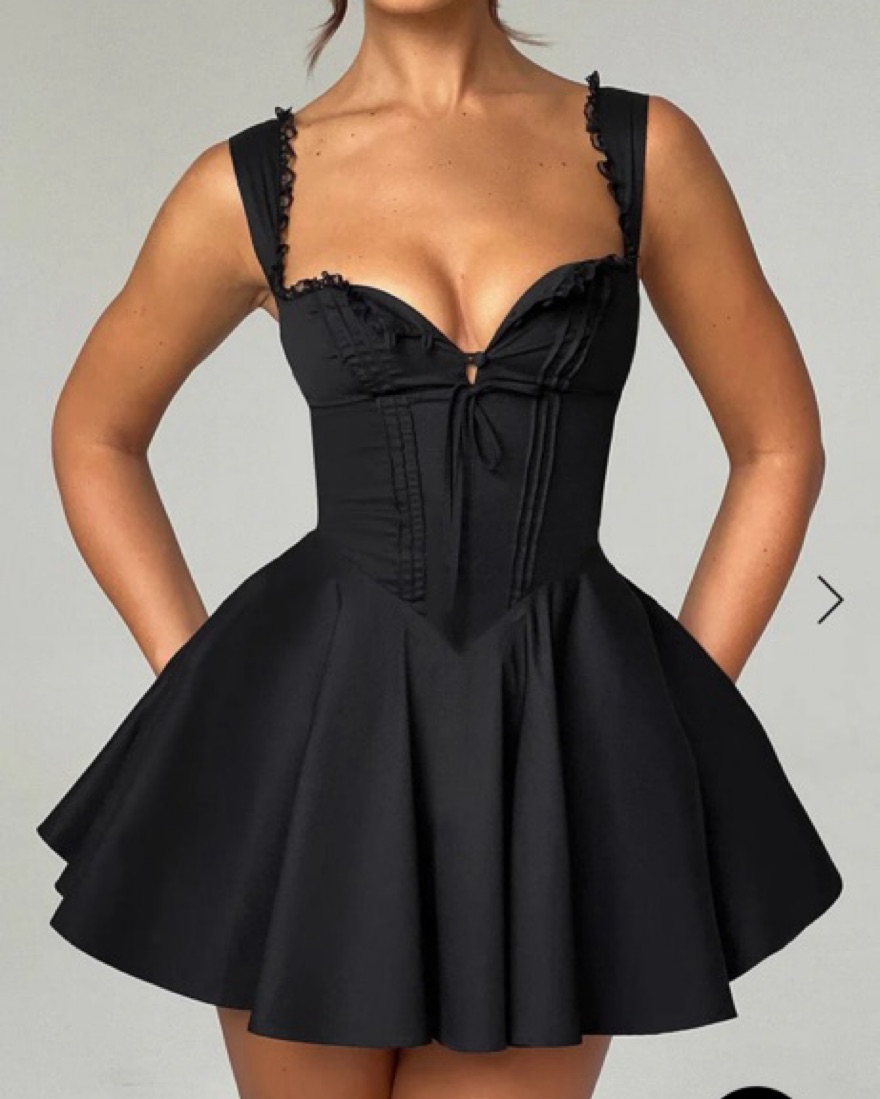 knee length dresses for ladies Karina Grimaldi- Antonella Mini Dress – ENAZ