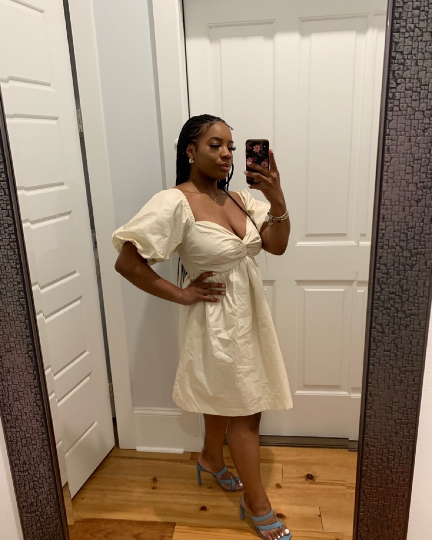 En Saison Poplin Babydoll Dress - Image 3