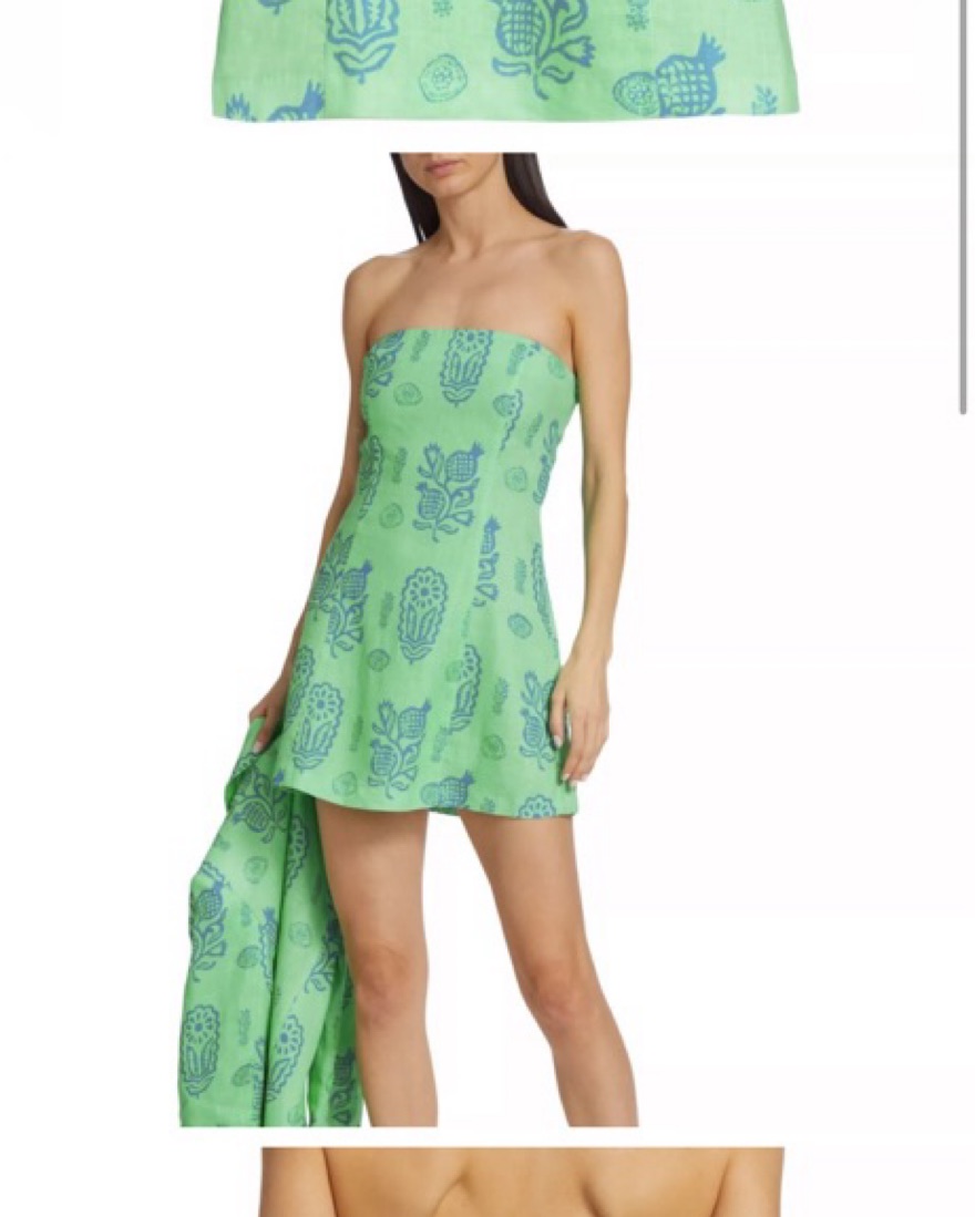 green emerald velvet dress Rhode Women's Rio Dress  Saint Bernard