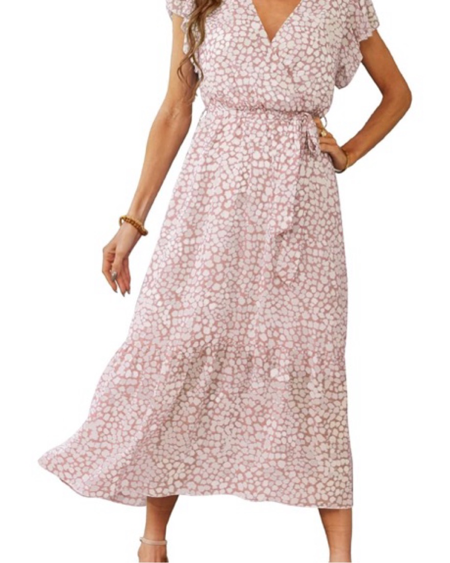 Whimsical Floral Midi Dress - Image 1