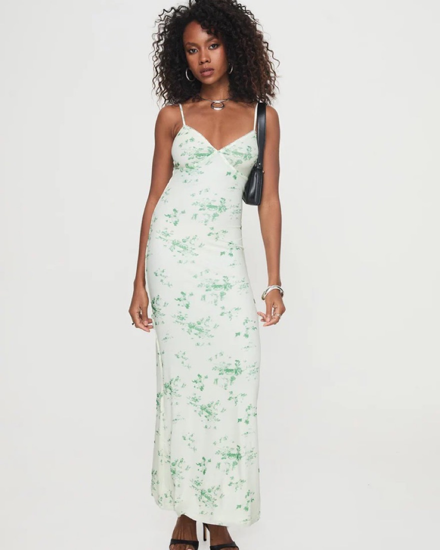 strapless open back dress Petal and Pup Women's Liza Pleated Maxi Dress main image 0