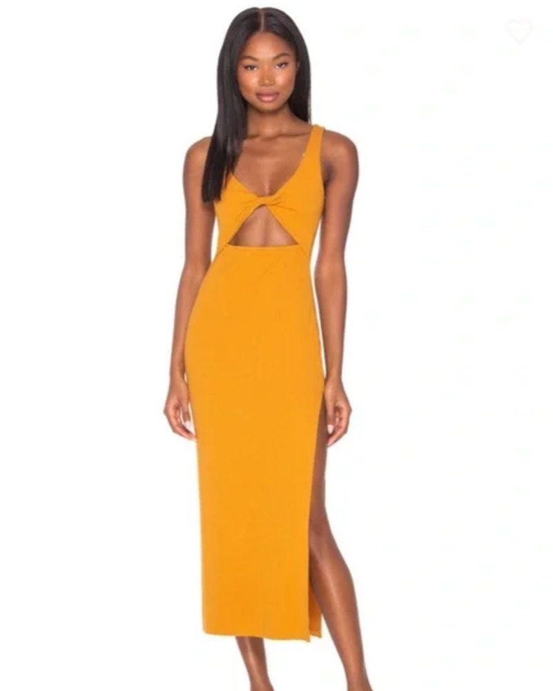 Vibrant Cutout Maxi Dress by LSpace - Pickle