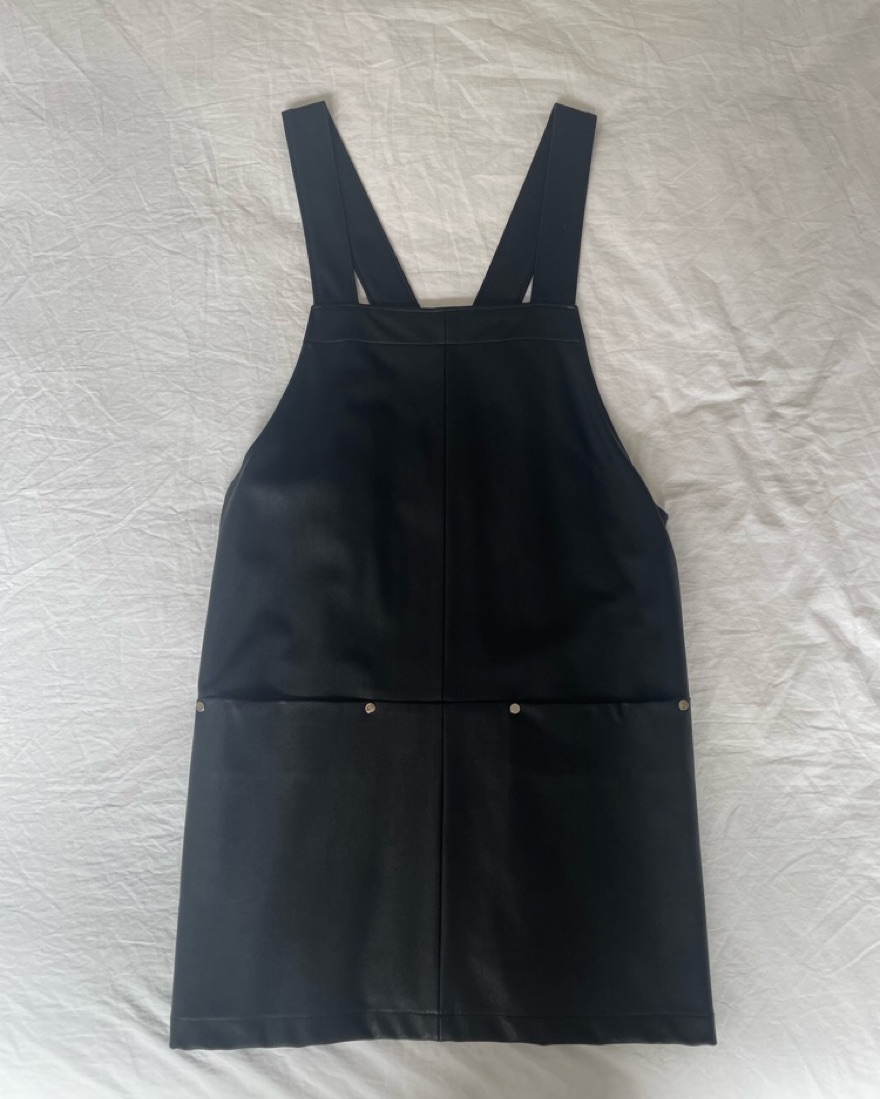 knee length dresses for ladies Women's Overalls Leather Jumpsuit main image 0