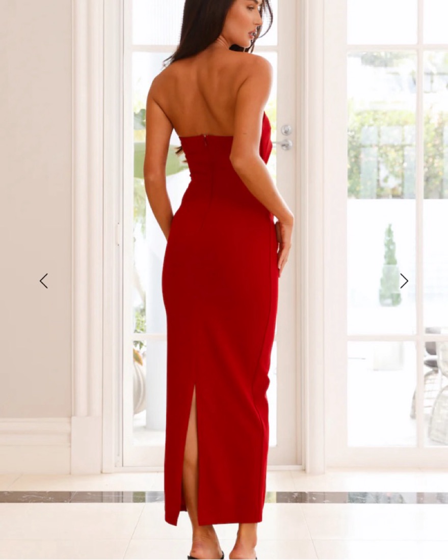 knee length dresses for ladies HELLO MOLLY Explore The Colours Maxi Dress