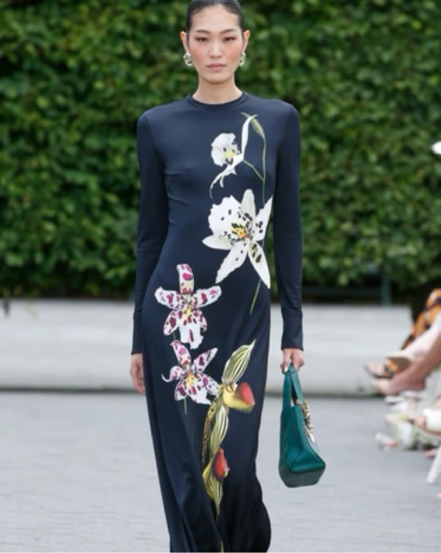 Oscar De La Renta Orchid Maxi - Image 1