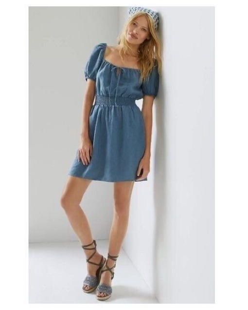 Anthropology Cloth And Stone Linen Mini by Anthropologie - Pickle