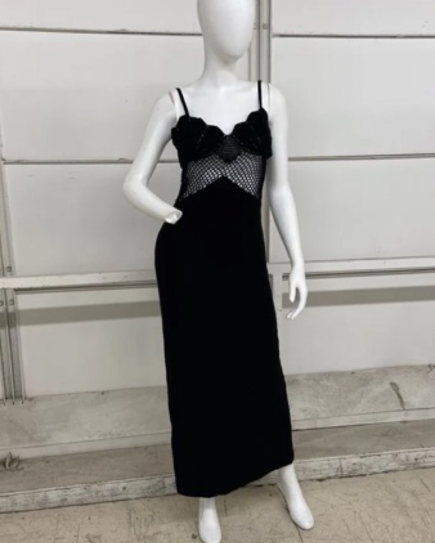 staud crochet dress Hoya Mini Dress