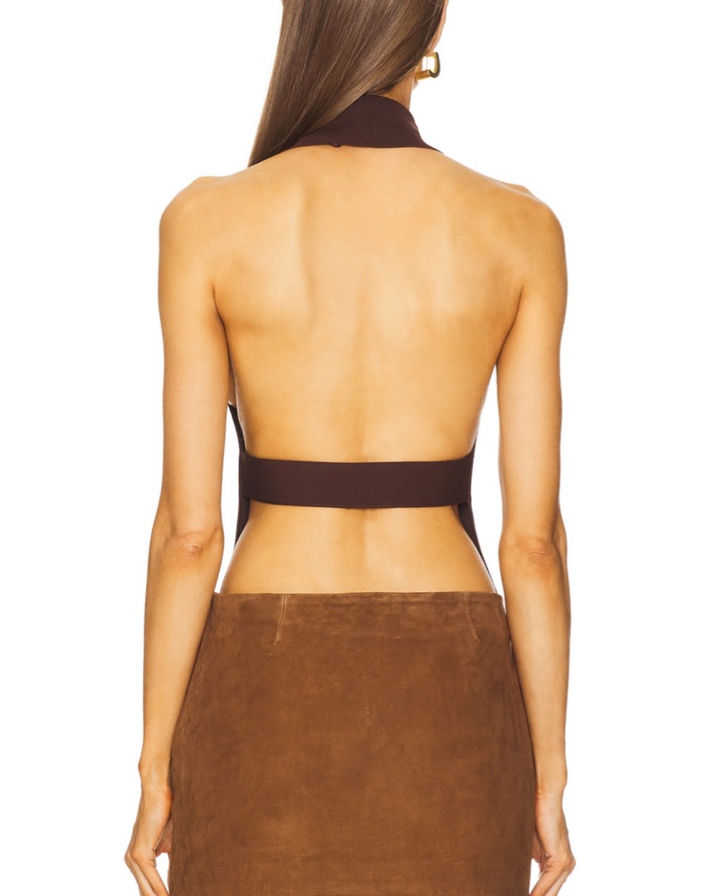 Cult Gaia Wake Knit Java Top - Image 3