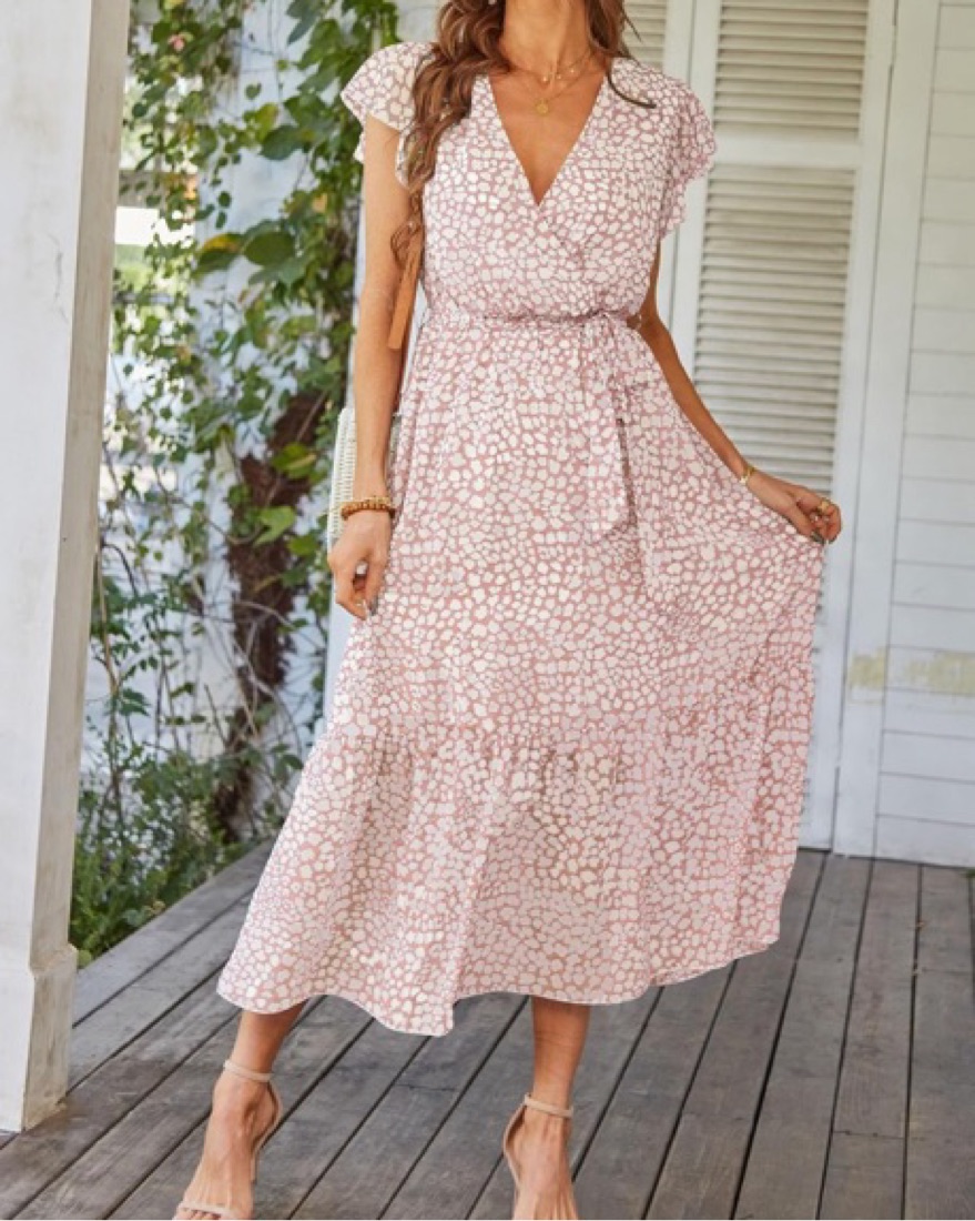 Whimsical Floral Midi Dress - Image 4