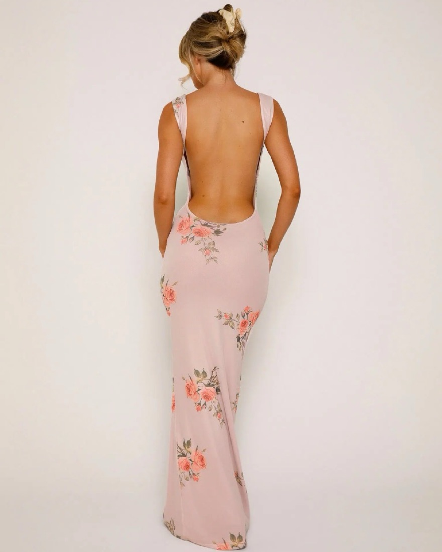 Morana Pink Floral Tiger Mist Dress Pickle