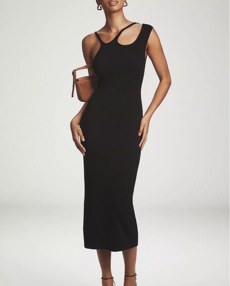 Anthropologie Cut-Out Midi Dress by Anthropologie - Pickle
