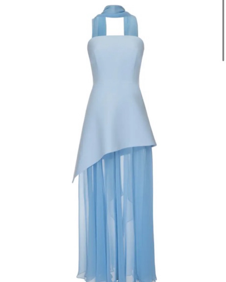 princess polly baby blue dress Tessa Backless Modern Wedding Dress main image 0