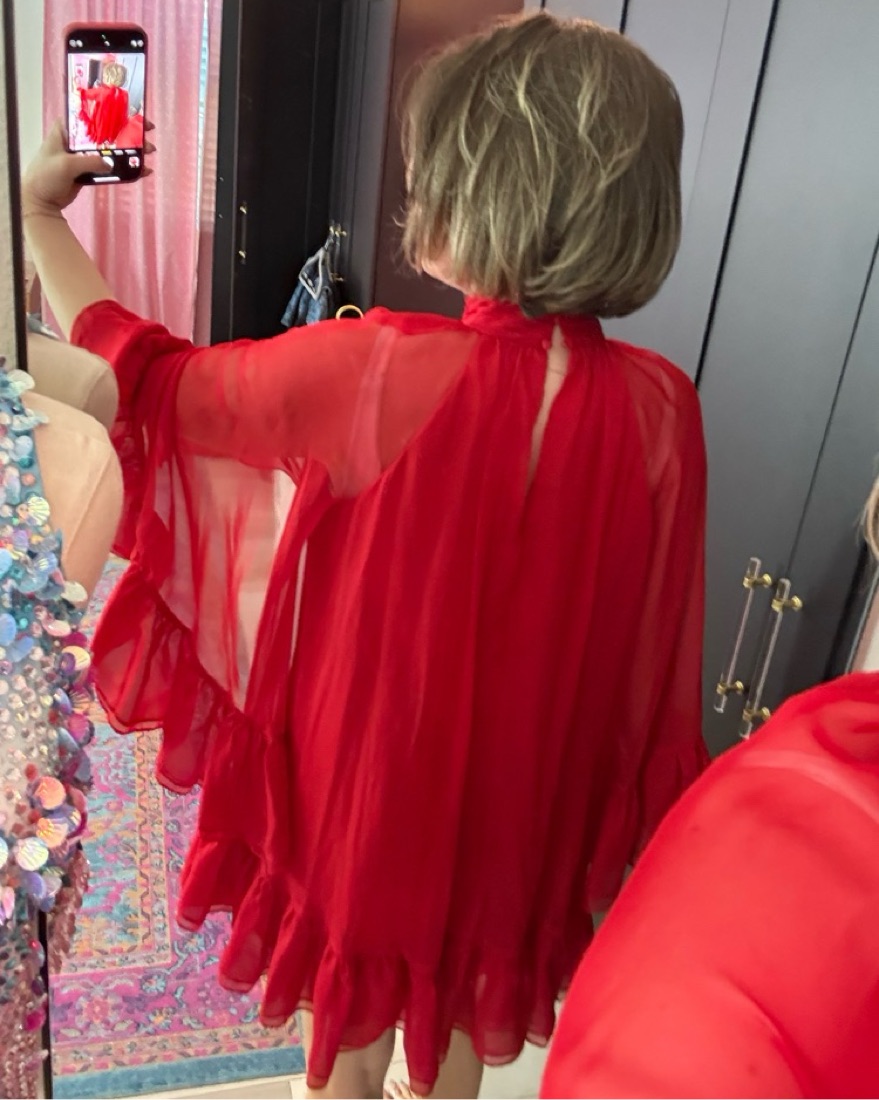 Alice and Olivia Red Formal Dress - Image 6