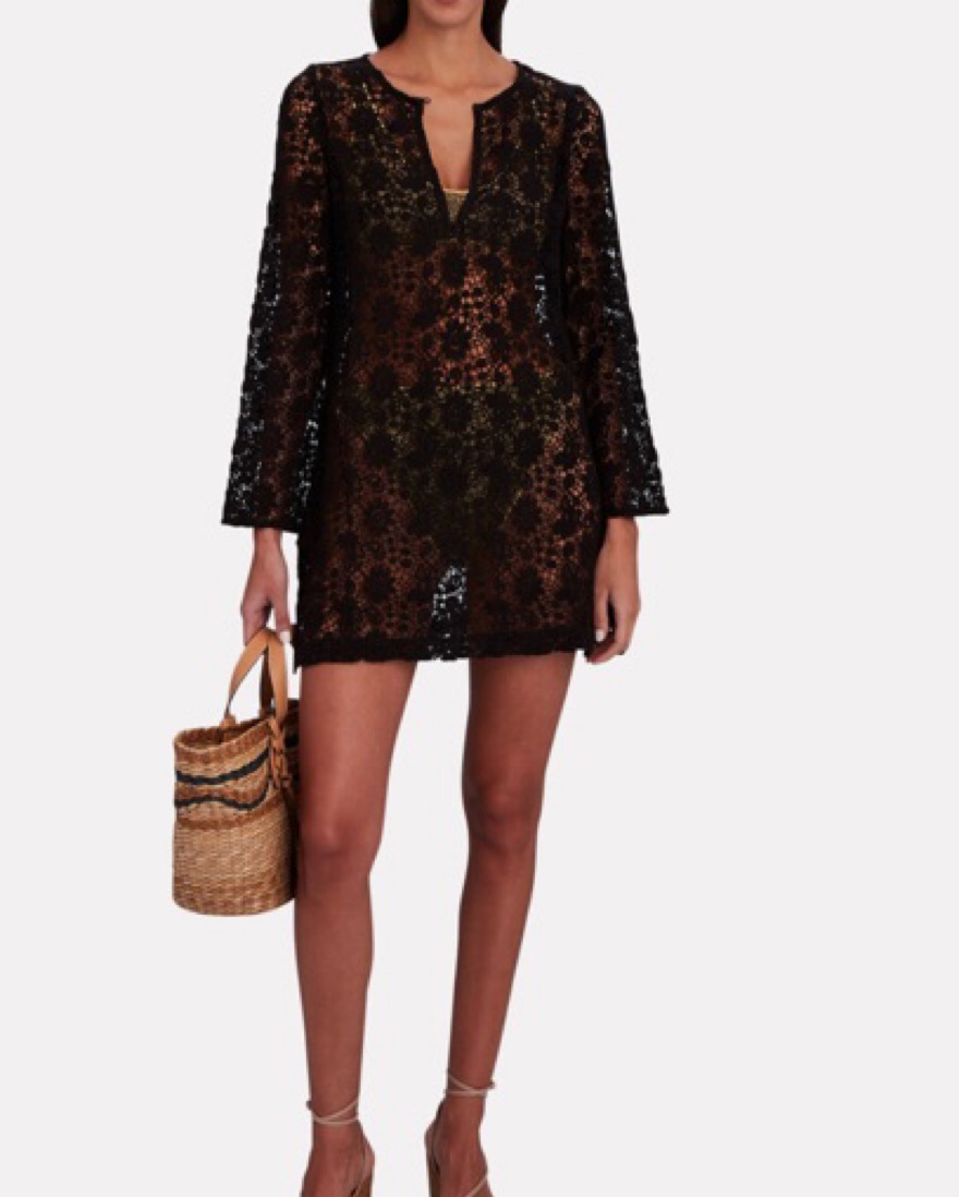 NILI LOTAN Lace Tunic Dress by Nili Lotan - Pickle