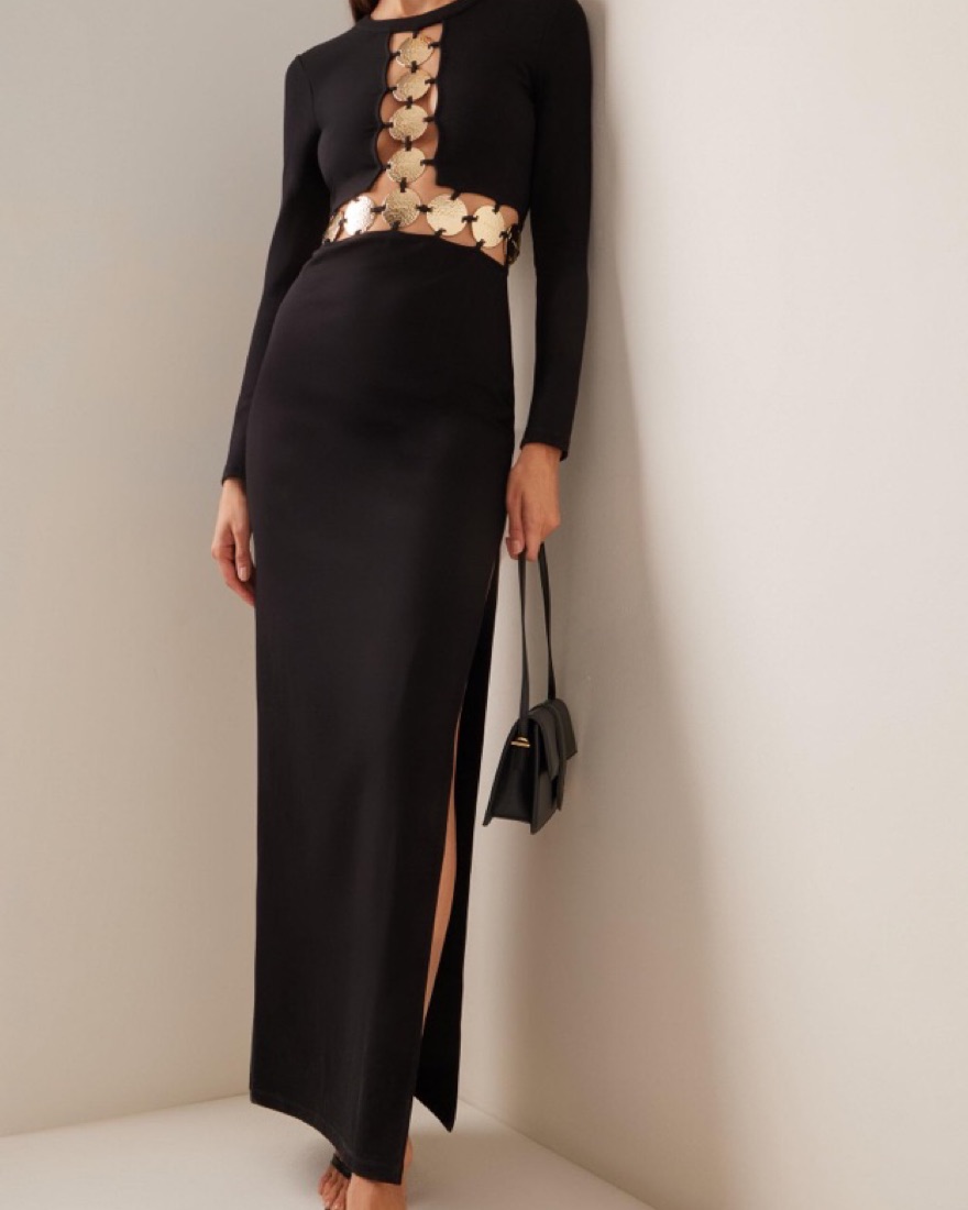 chinese dress ladies Delphine Maxi Dress– Oxley and Moss main image 0