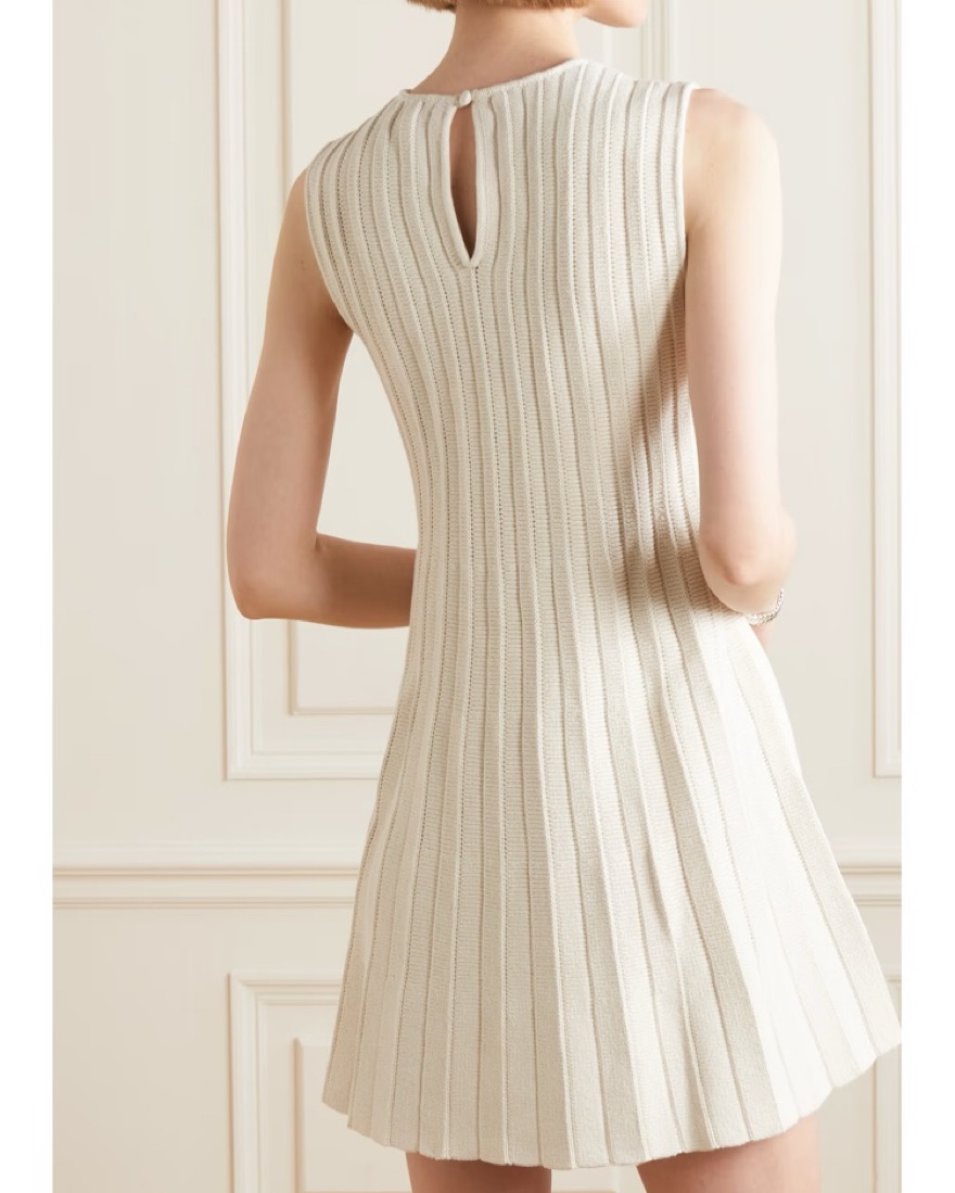 white christmas dresses Eliza Knit Mini Dress